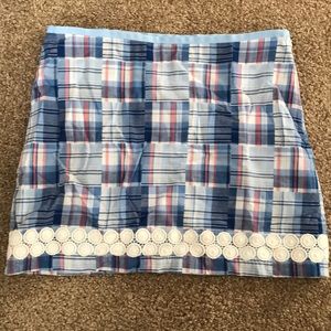 Vineyard Vines Plaid Skirt SZ 8
